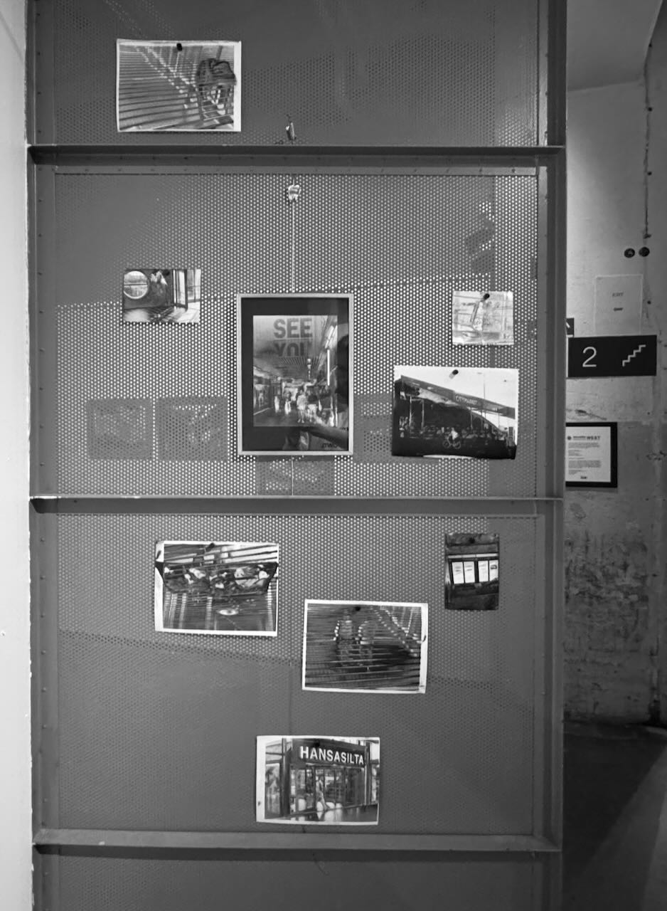 Prints hung without frames