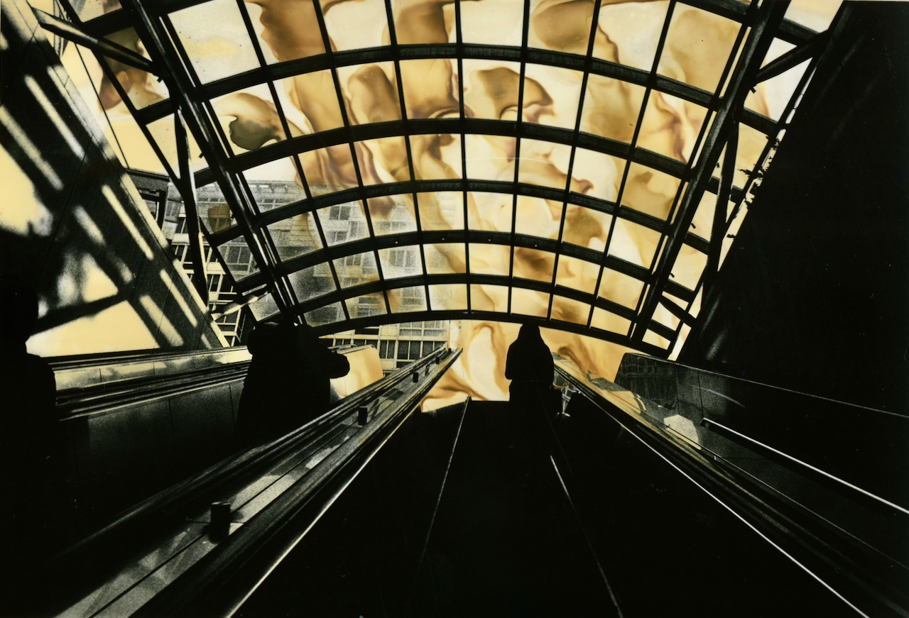 Chromoskedasic print of DC Metro escalator