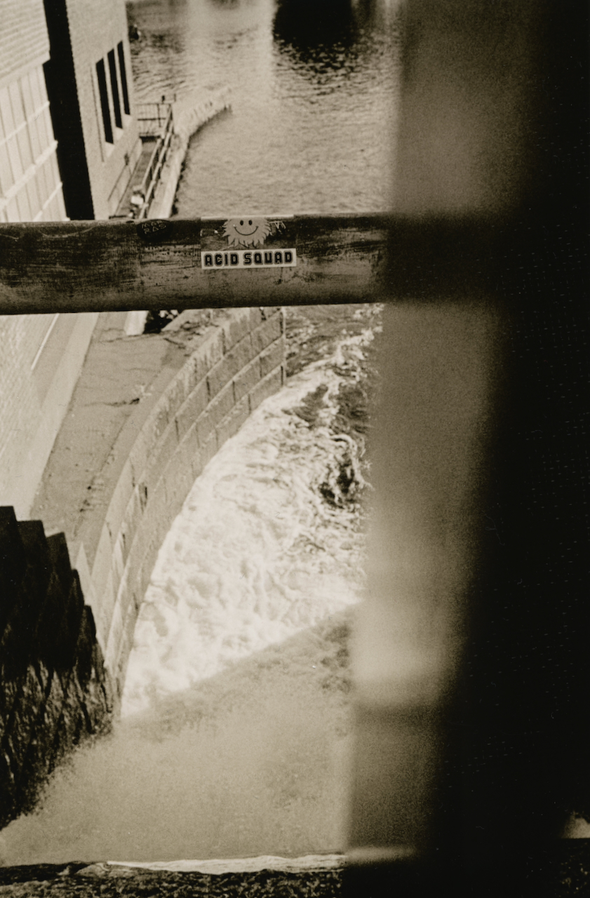 Lith print showing characteristic warm highlights and gritty shadows